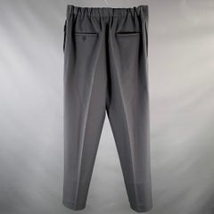 JIL SANDER Size 32 Grey Zip Fly Pants