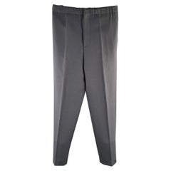 JIL SANDER Size 32 Grey Zip Fly Pants