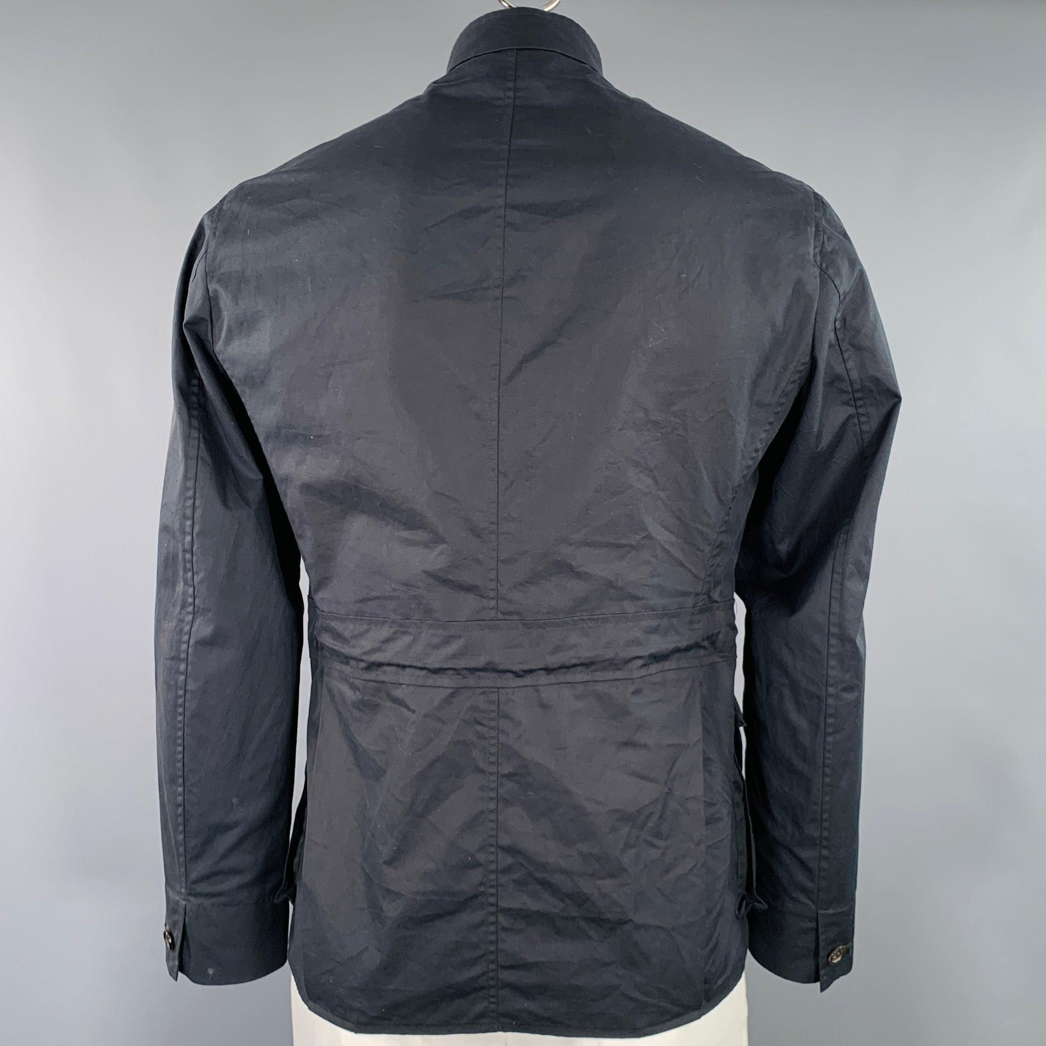 Men's JIL SANDER Size 42 Black Parka Jacket For Sale