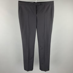 JIL SANDER Size 6 Black Straight Leg Dress Pants