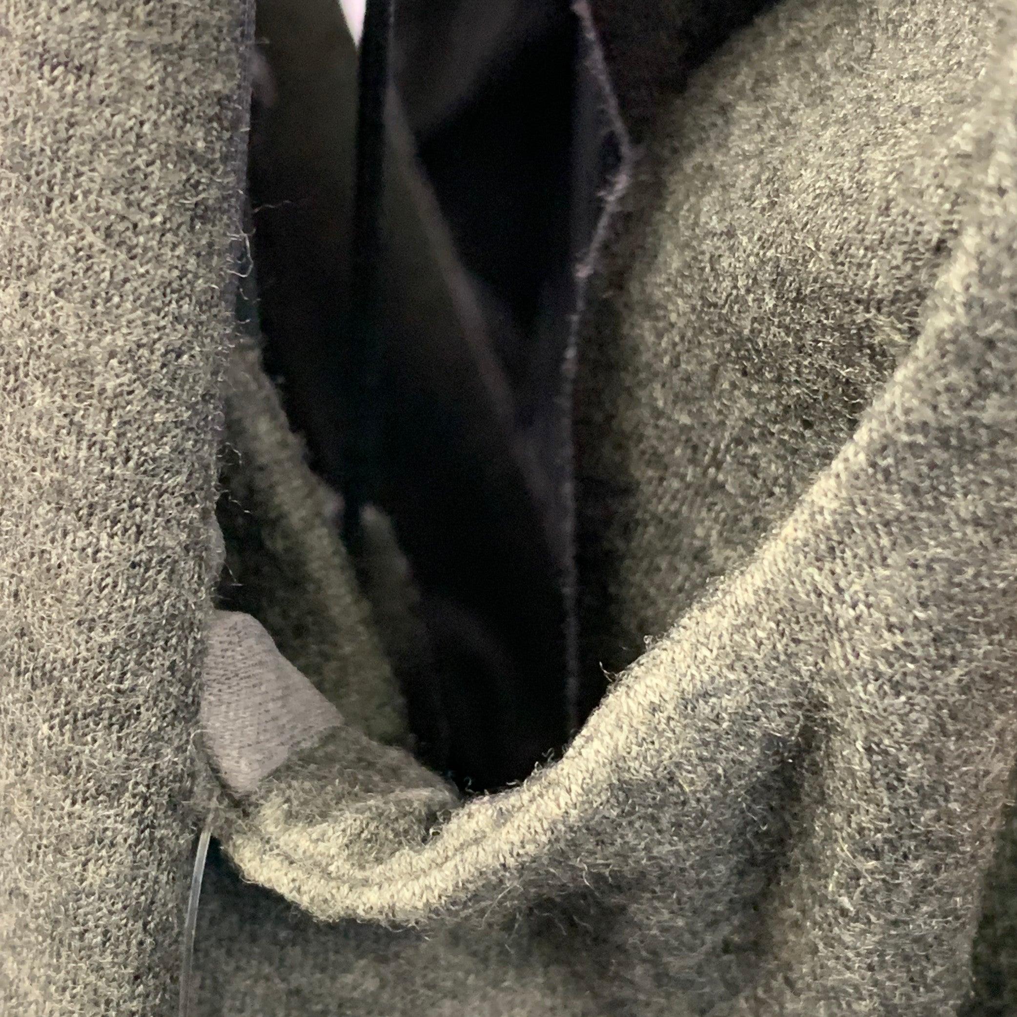 JIL SANDER Vestido sin mangas y con espalda cruzada en Jersey gris jaspeado talla 6 en venta 1