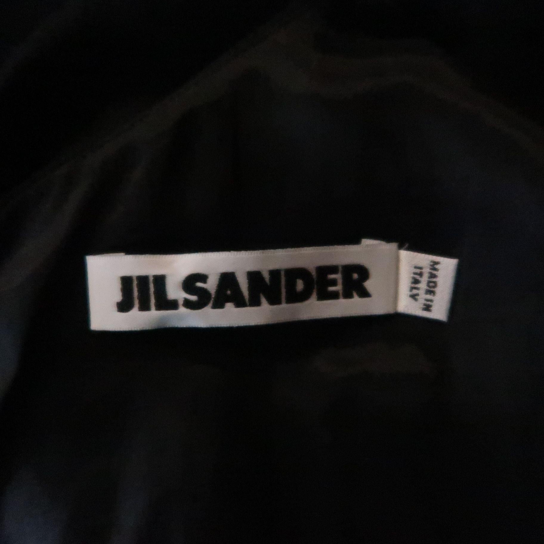 jil sander black dress