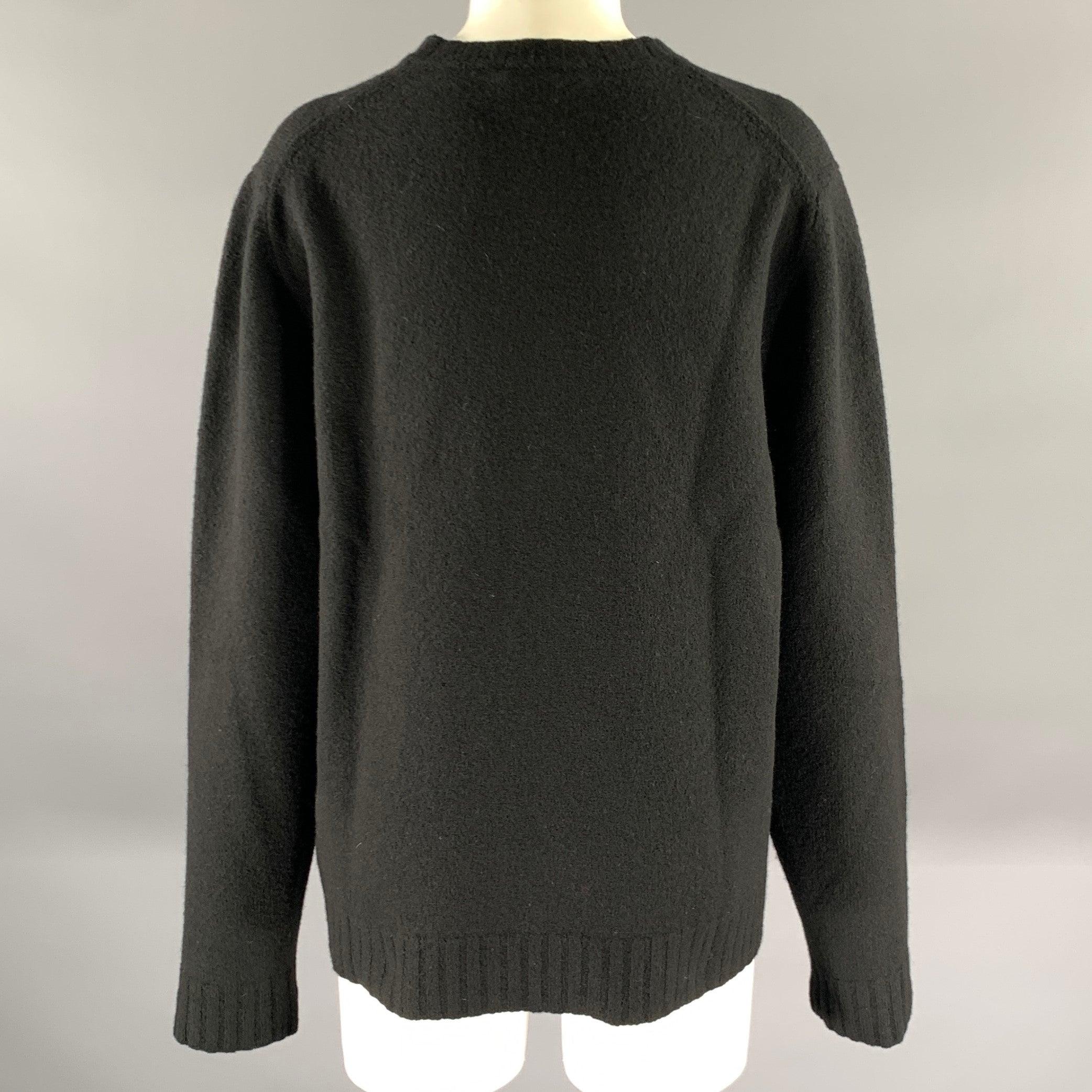 Jil Sander Size M Black Wool Pull On Sweater View 4