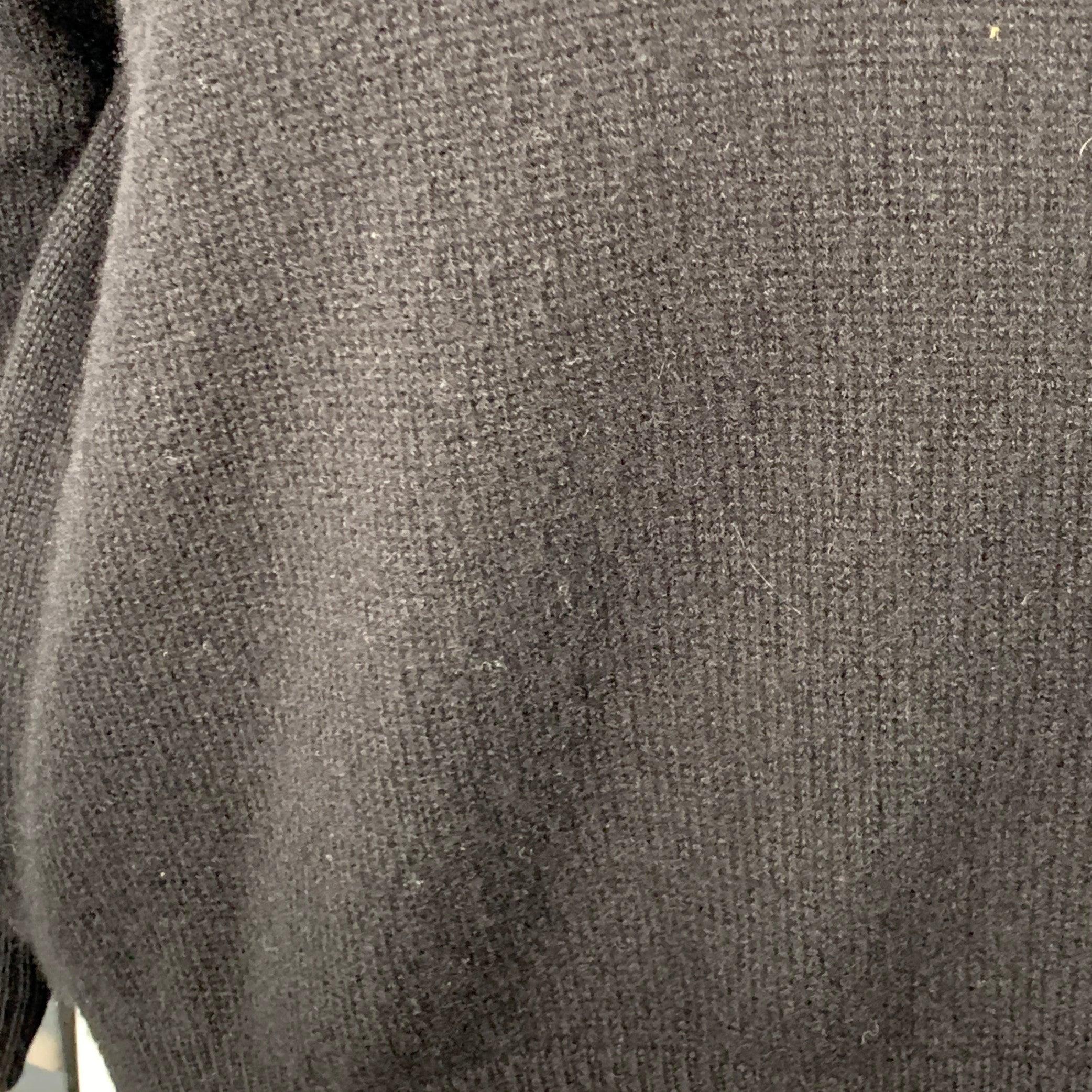 Donna JIL SANDER Maglione girocollo in cashmere nero taglia XL in vendita