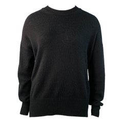 JIL SANDER Maglione girocollo in cashmere nero taglia XL
