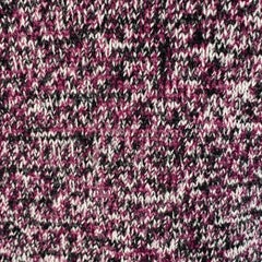 JIL SANDER Size XL Purple Black White Wool Melange Boxy Sweater