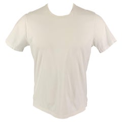 Jil Sander Taglia XL Maglietta girocollo in cotone bianco