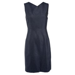 Jil Sander Ärmelloses Kleid aus Denim im Denim-Stil Größe XXS