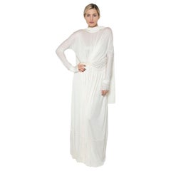 Jil Sander - Robe blanche en soie, printemps 2020