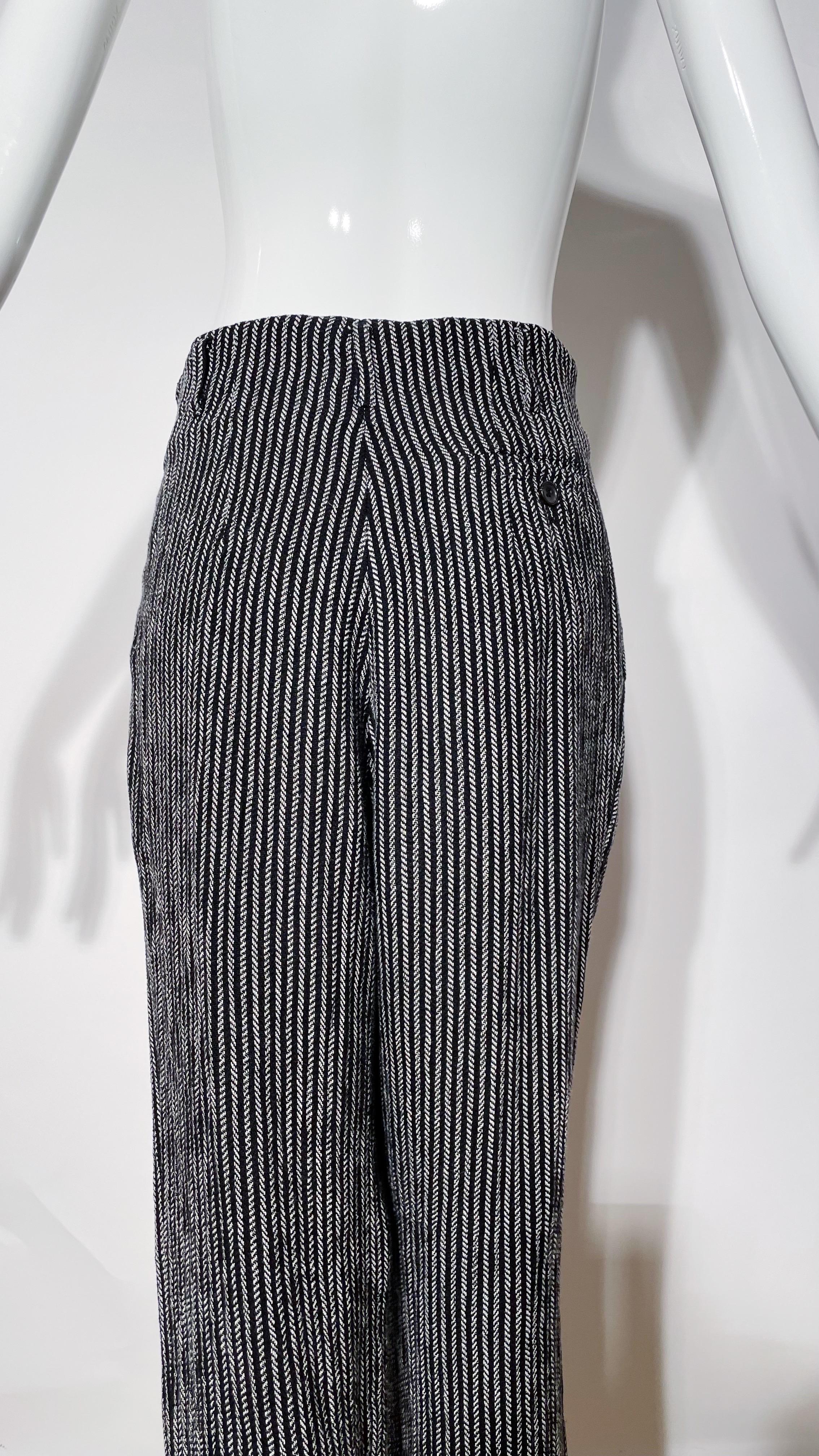 Jil Sander Stripe Trousers For Sale 1