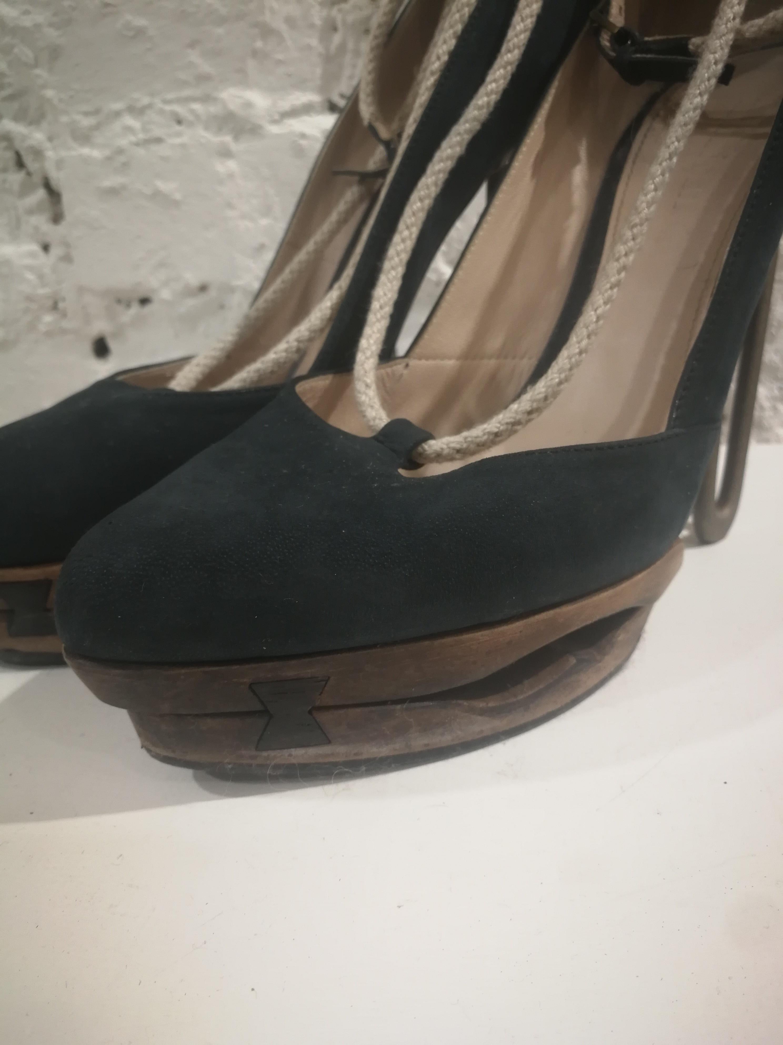 Women's Jil Sander Suede Decollete For Sale