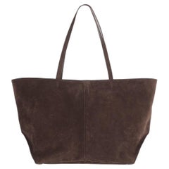 Jil Sander Suede Tote Bag — Brown