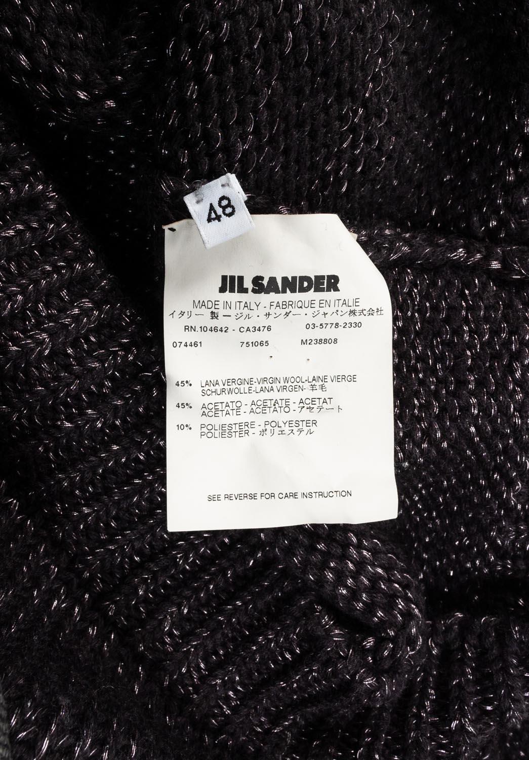 Jil Sander Turtleneck Knitted Men Sweater Size 48IT(M) For Sale 2