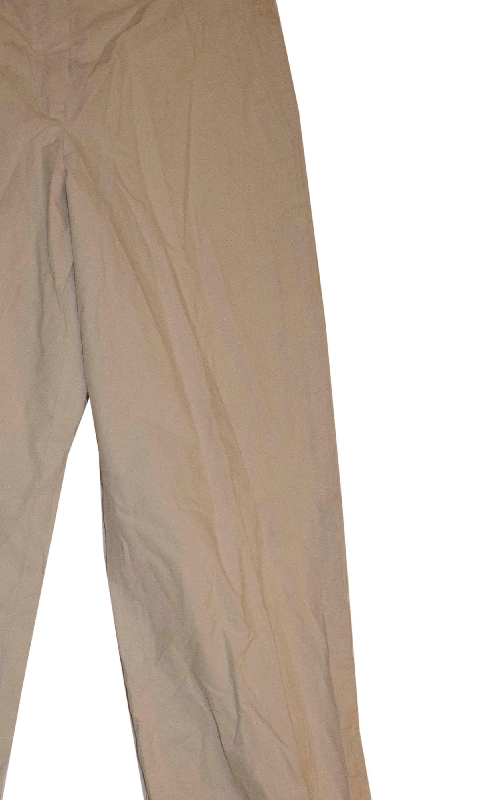 Women's or Men's Jil Sander White Cotton Trousers For Sale