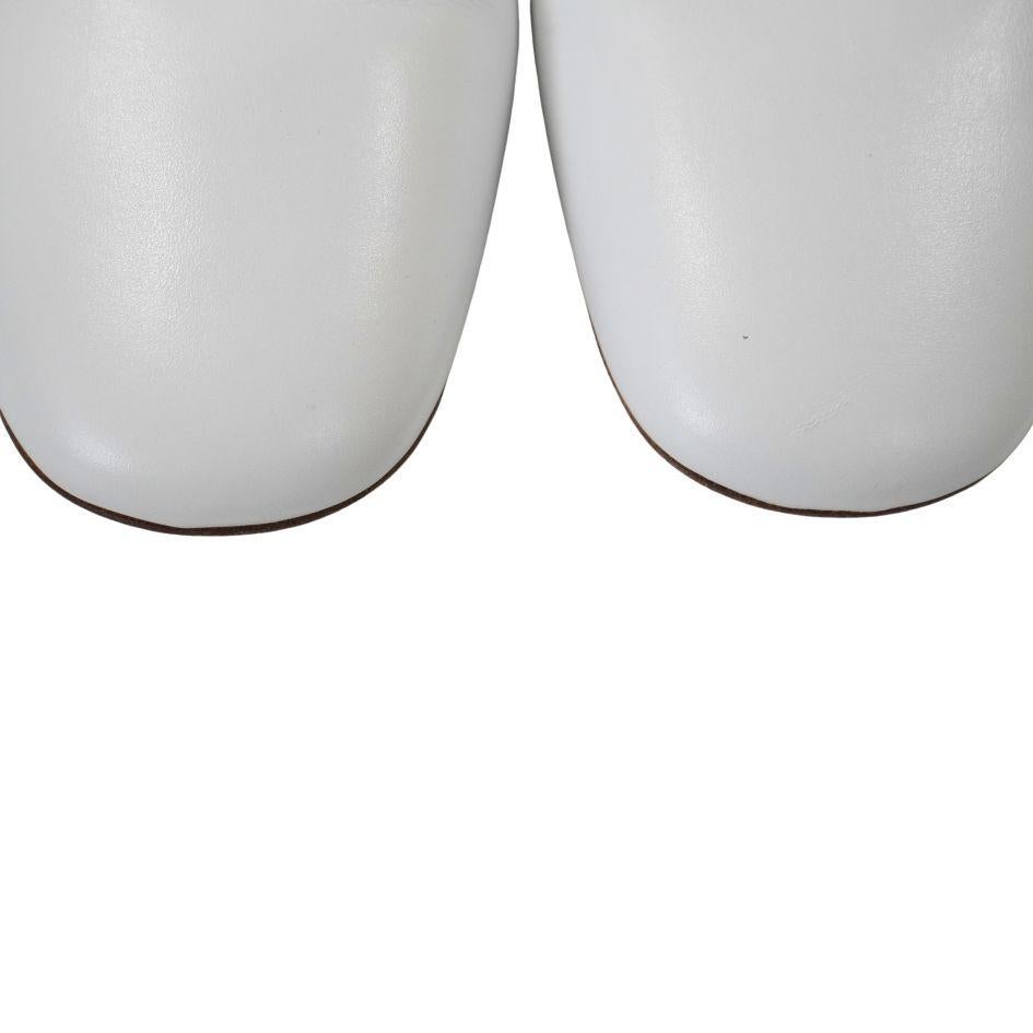Jil Sander Botas hasta la rodilla de piel de napa blanca 41 en venta 5