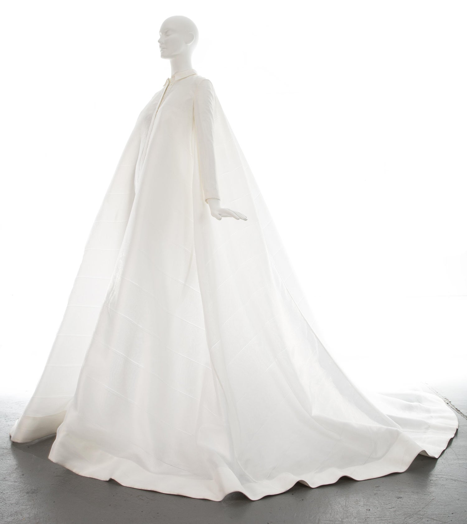 Jil Sander white organza wedding dress For Sale at 1stDibs