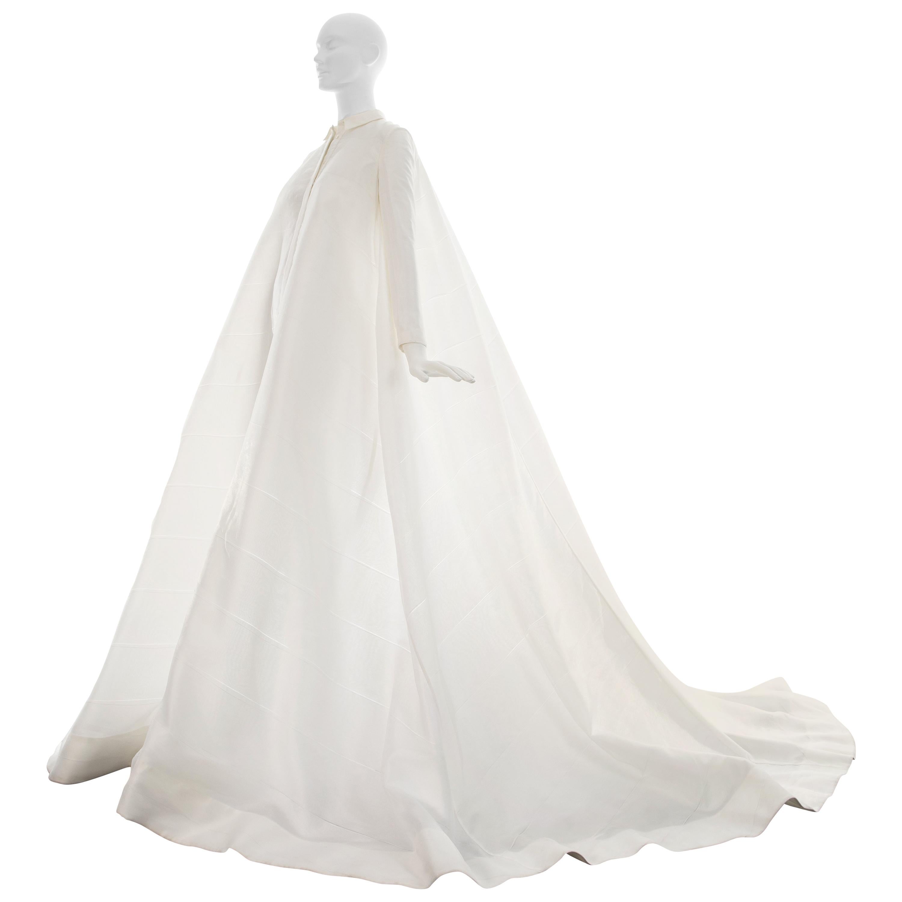 Jil Sander white organza wedding dress For Sale at 1stDibs | jil sander  wedding dress, jil sander bridal, jil sander gown