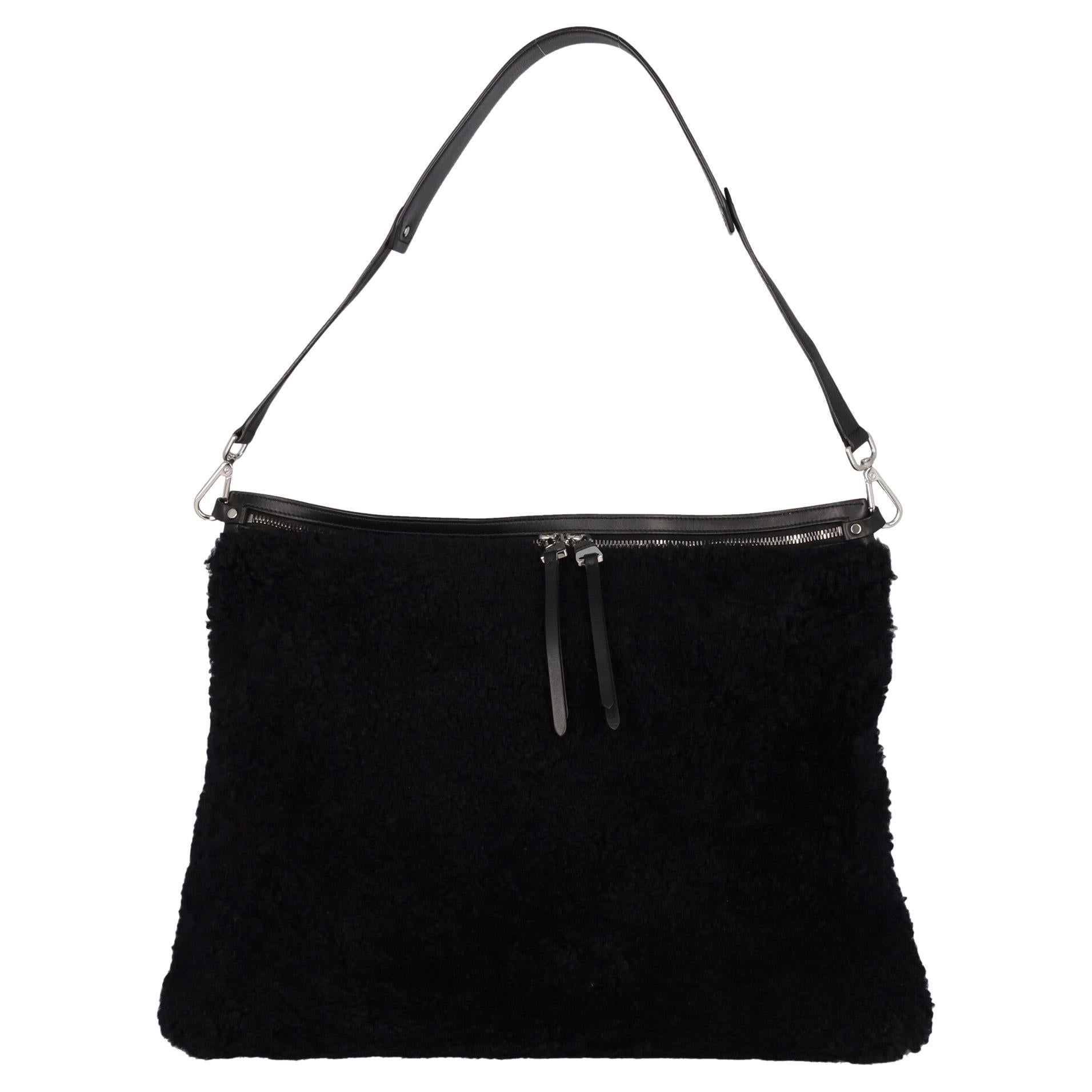 Jil Sander Women Handbags Black Leather  For Sale
