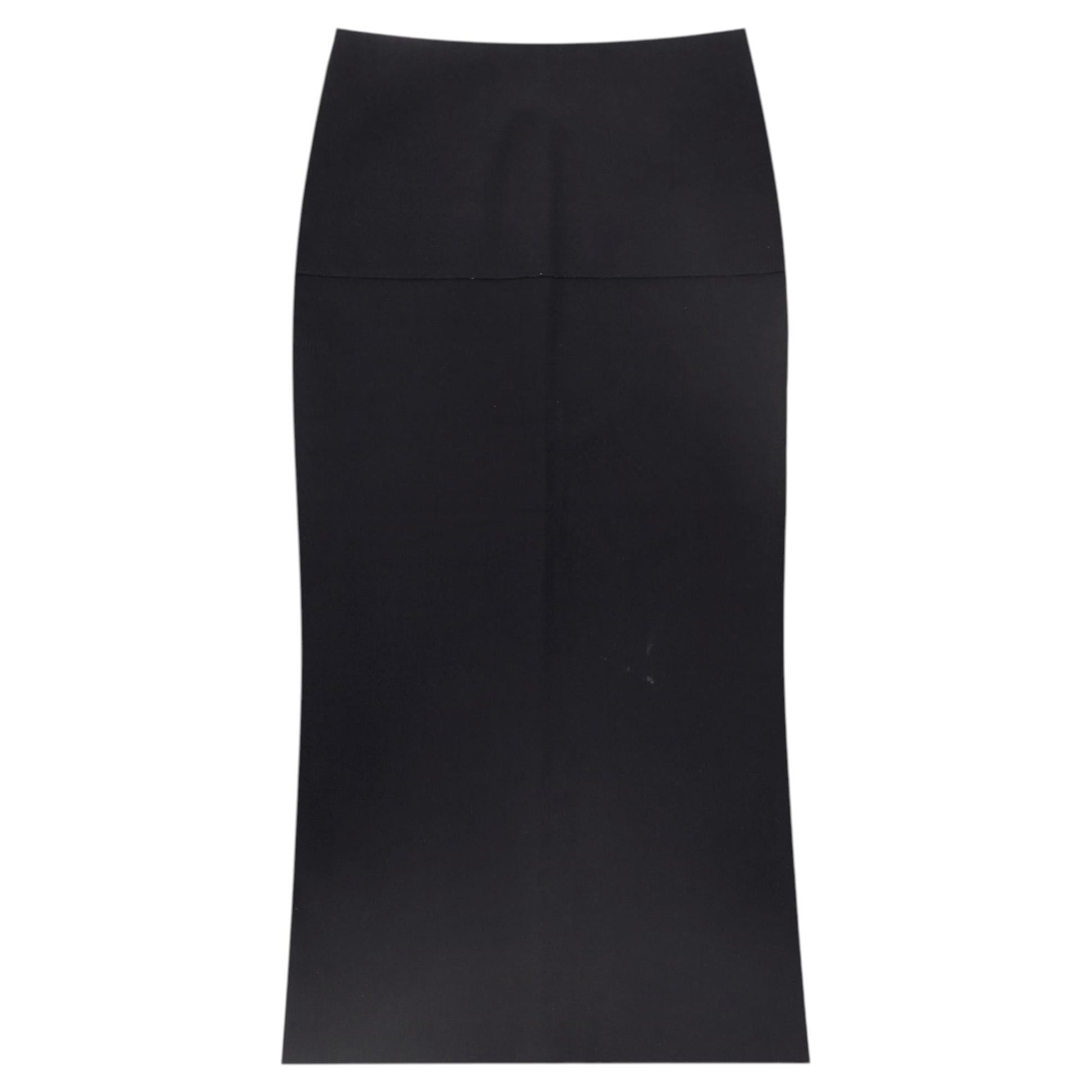 Jil Sander Wool Blend Knitted Midi Skirt