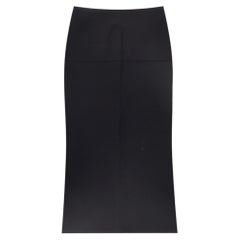 Jil Sander Wool Blend Knitted Midi Skirt