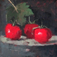"Tomatoes" Contemporary Still Life Oil Painting