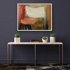 Jill Campbell, Nuvole d'autunno, Pittura astratta originale di paesaggio, Arte Online