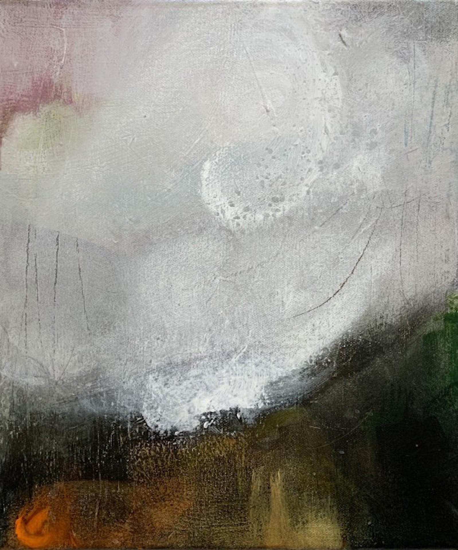 Jill Campbell, Fell Clouds 2, Zeitgenössische Landschaftskunst, Originalgemälde