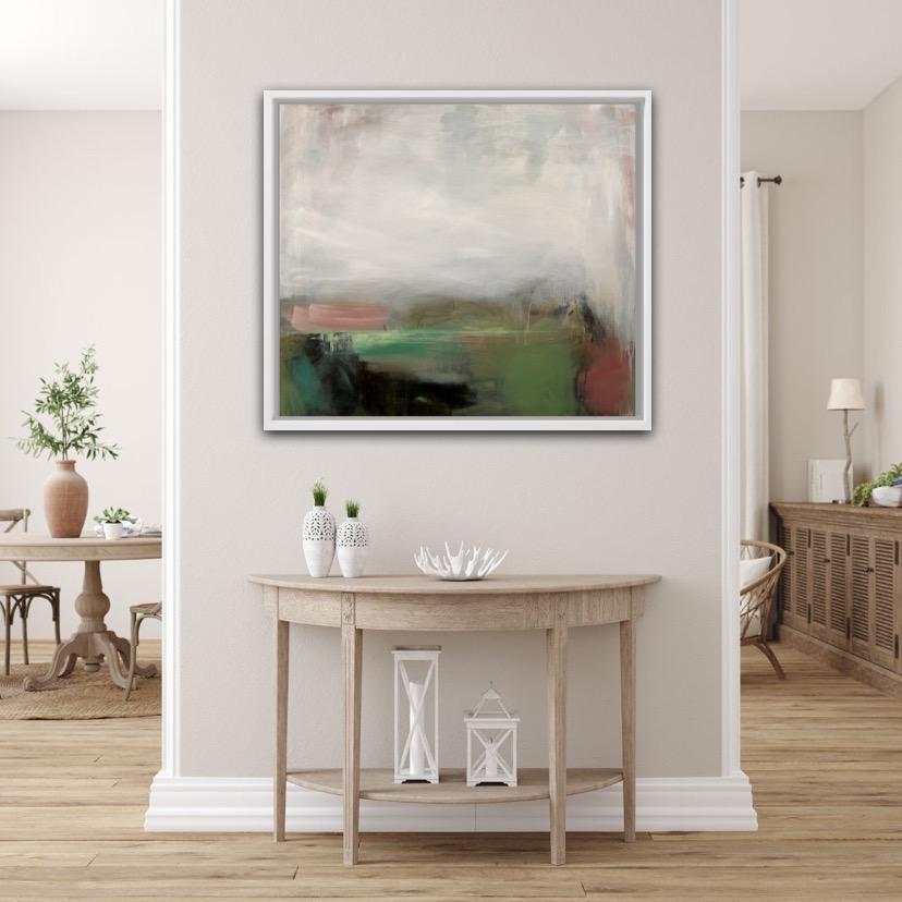 Jill Campbell, Fell Misty Morning, Abstract Landscape Painting, Affordable Art 6