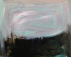 Light Summer Rain, Jill Campbell, Original Abstract Landscape Painting