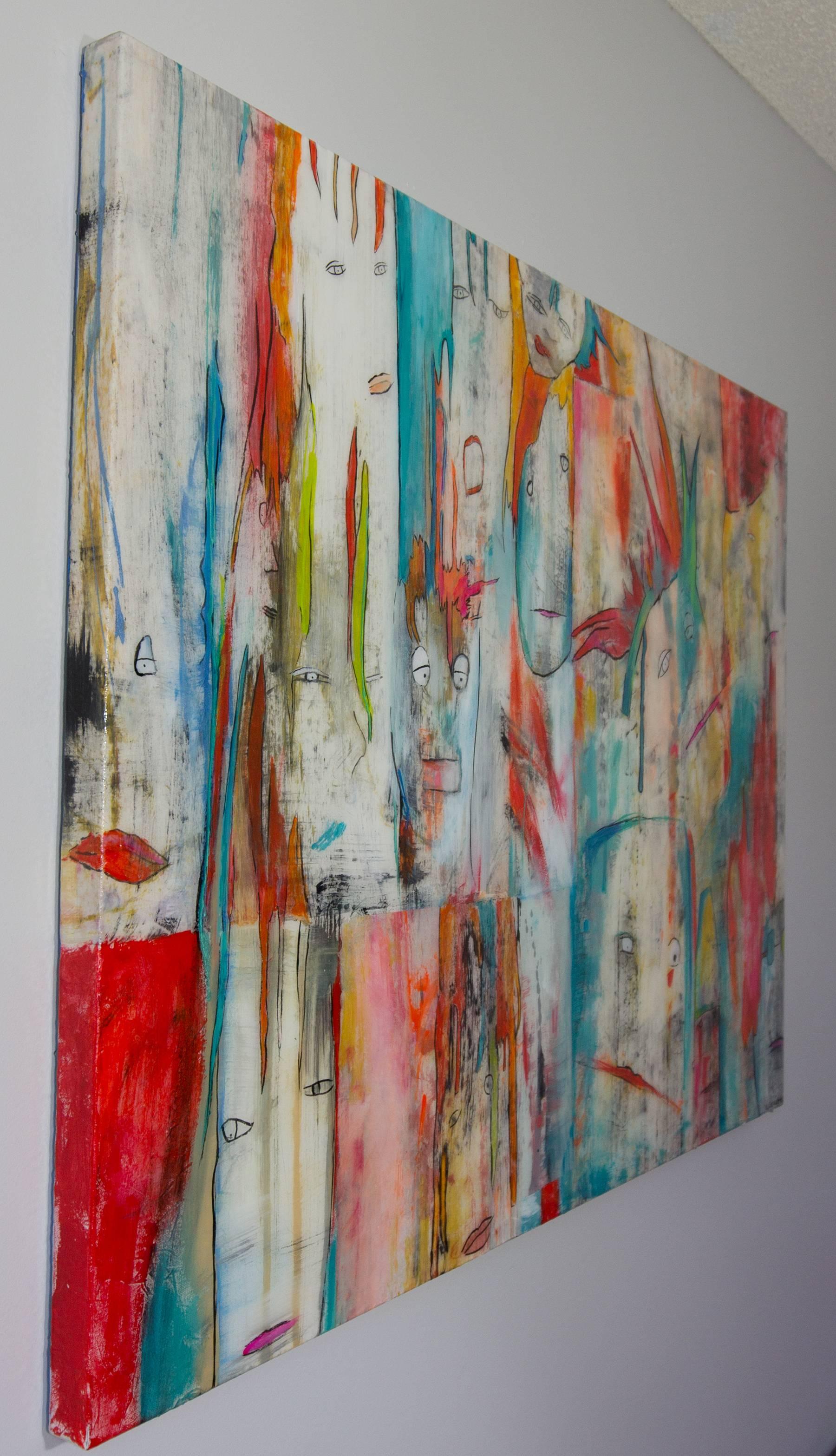 1969 - Abstract Mixed Media Art by Jill Concetta