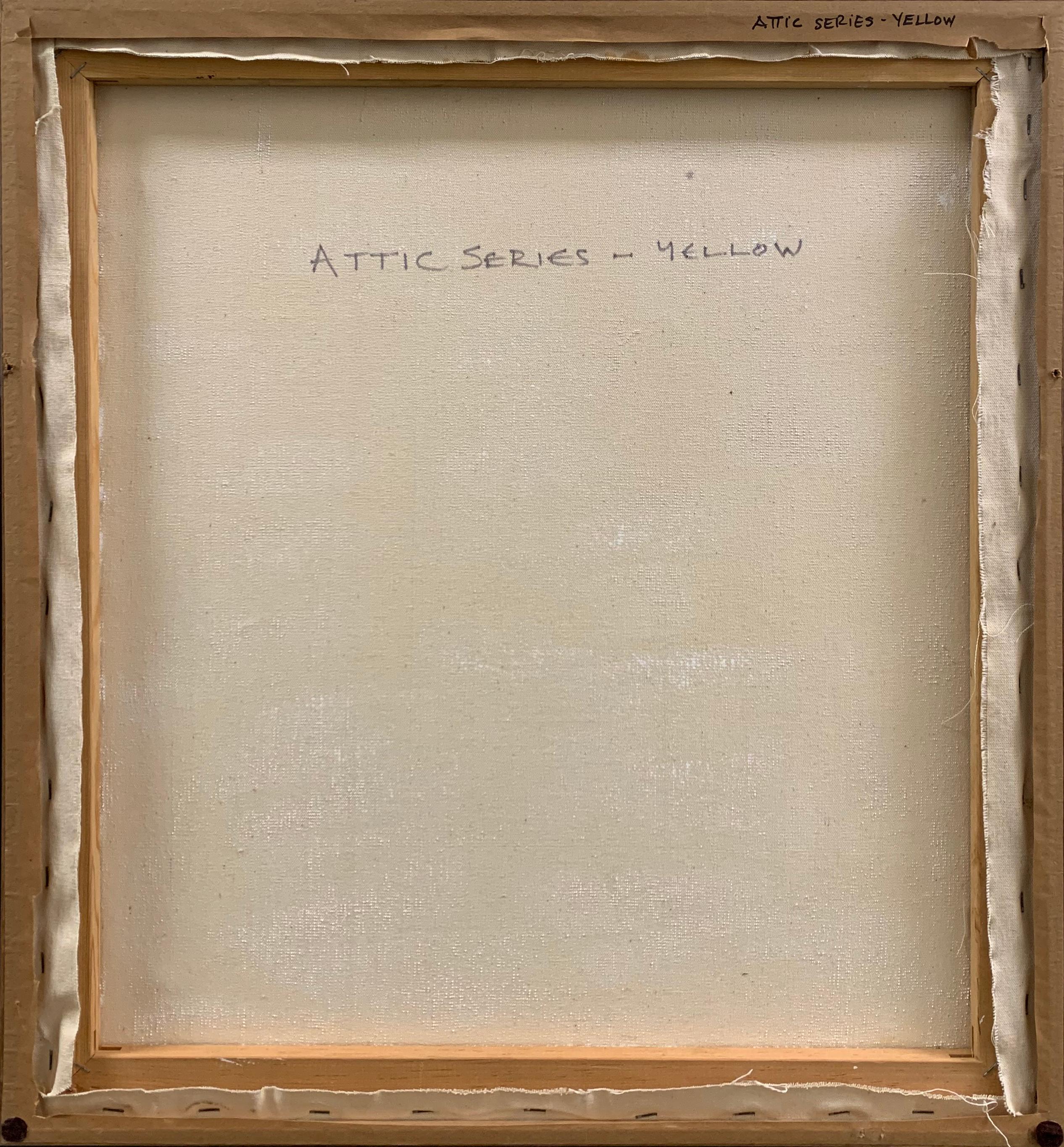 Serie di soffitte, giallo', artista post-impressionista donna californiana, Sonoma State in vendita 2