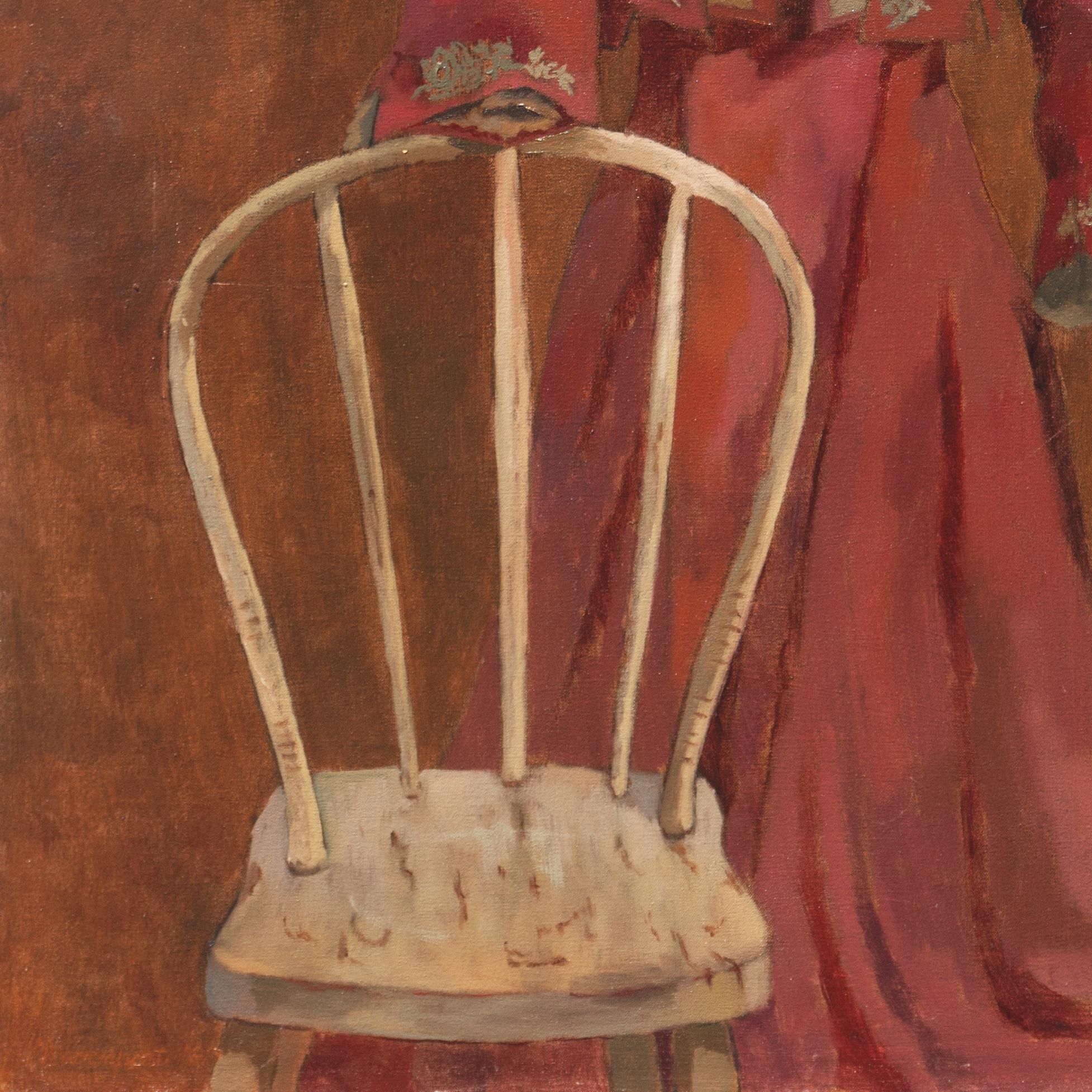 'Bentwood Chair, High-waist Gown', California Woman Post-Impressionist, Sonoma For Sale 1