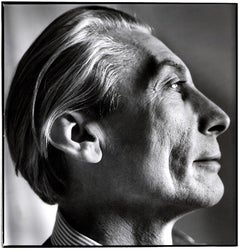 Charlie Watts of The Rolling Stones par Jill Furmanovsky, encadré