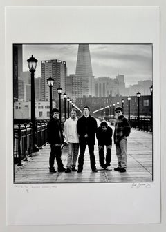 Oasis portrait, San Francisco 1995 by Jill Furmanovsky
