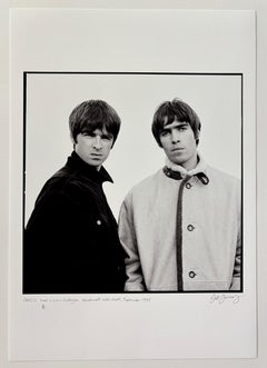 Oasis Wonderwall portrait by Jill Furmanovsky