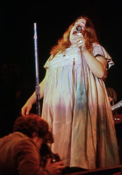 Vintage Mama Cass Performing on Stage at Monterey Pop Festival Fine Art Print