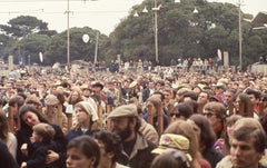 Retro Monterey Pop Festival Crowd Fine Art Print