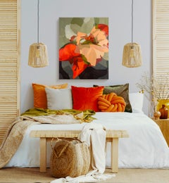 "Layered Legacy", Abstrakte Collage Malerei