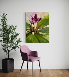 « Shared Space 1 », peinture florale abstraite