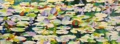 "Giverny XVII", Contemporary, Oil Painting, Canvas, Waterscape, Impressionist