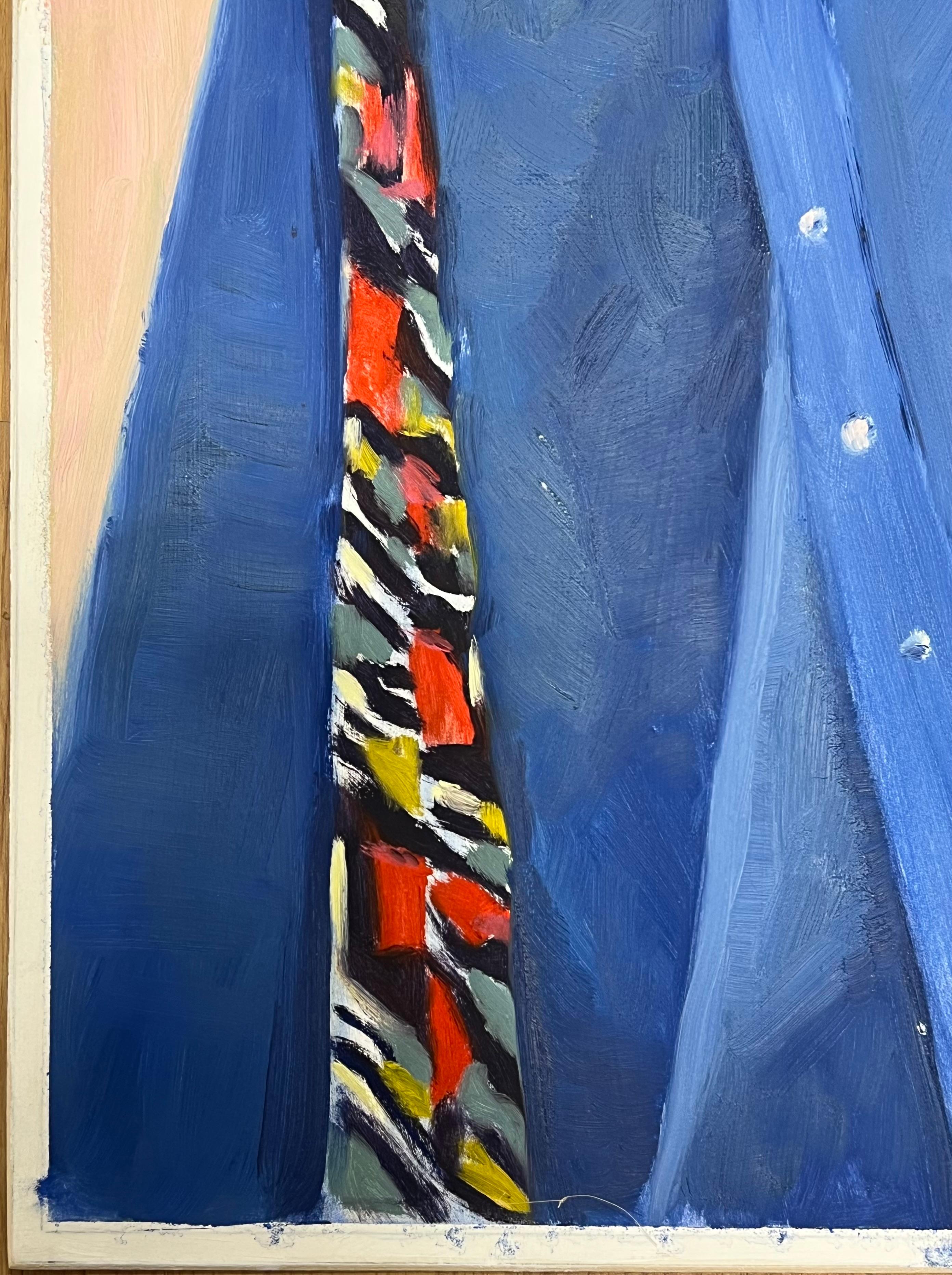 Artistics/ School : Jill Jackson (britannique, contemporaine)

Titre : Chemise en denim bleu 

Médium : huile sur carton, non encadré 

Peinture : 16 x 12 pouces

Collectional : tous les tableaux de cet artiste que nous possédons proviennent d'une