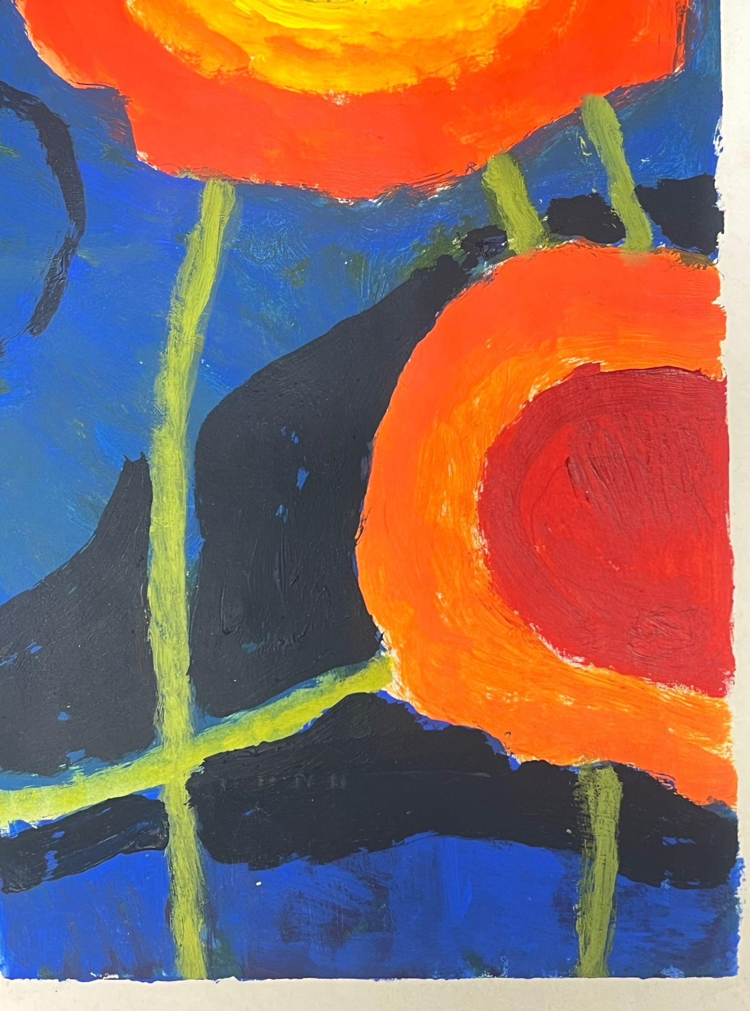 Künstler/Schule: Jill Jackson (britisch, zeitgenössisch)

Titel: Bold Abstract Floral Komposition 

Medium: Öl auf Künstlerpapier, ungerahmt 

Gemälde: 16,5 x 11,5 Zoll

Provenienz: Alle Gemälde dieses Künstlers, die wir besitzen, stammen aus einer
