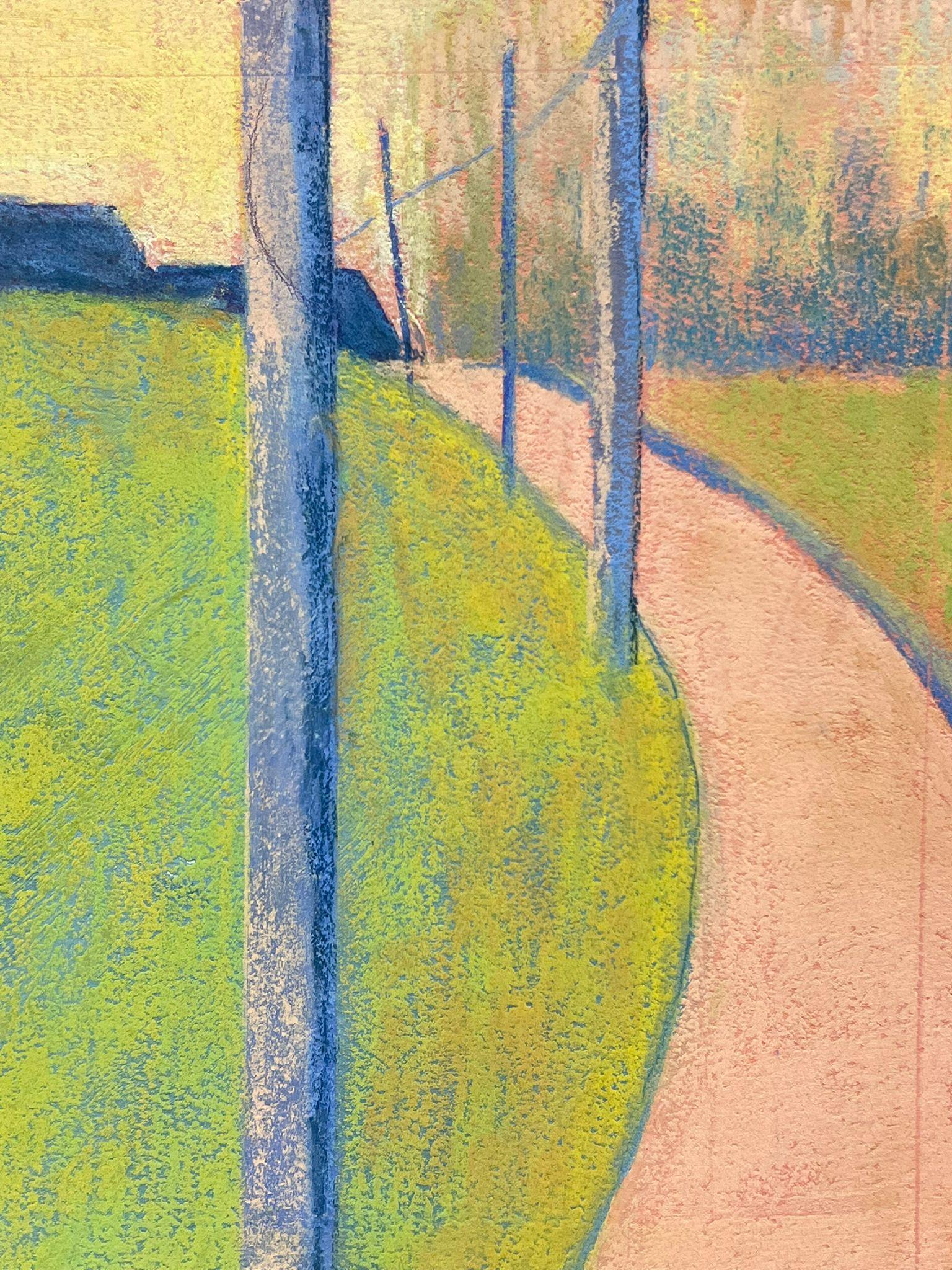 Artista/ Escuela: Jill Jackson (británica, contemporánea), firmado 

Título: Paisaje minimalista

Técnica: pastel sobre papel de artista, sin enmarcar 

Pintura : 18 x 15 pulgadas

Procedencia: todos los cuadros que tenemos de este artista proceden