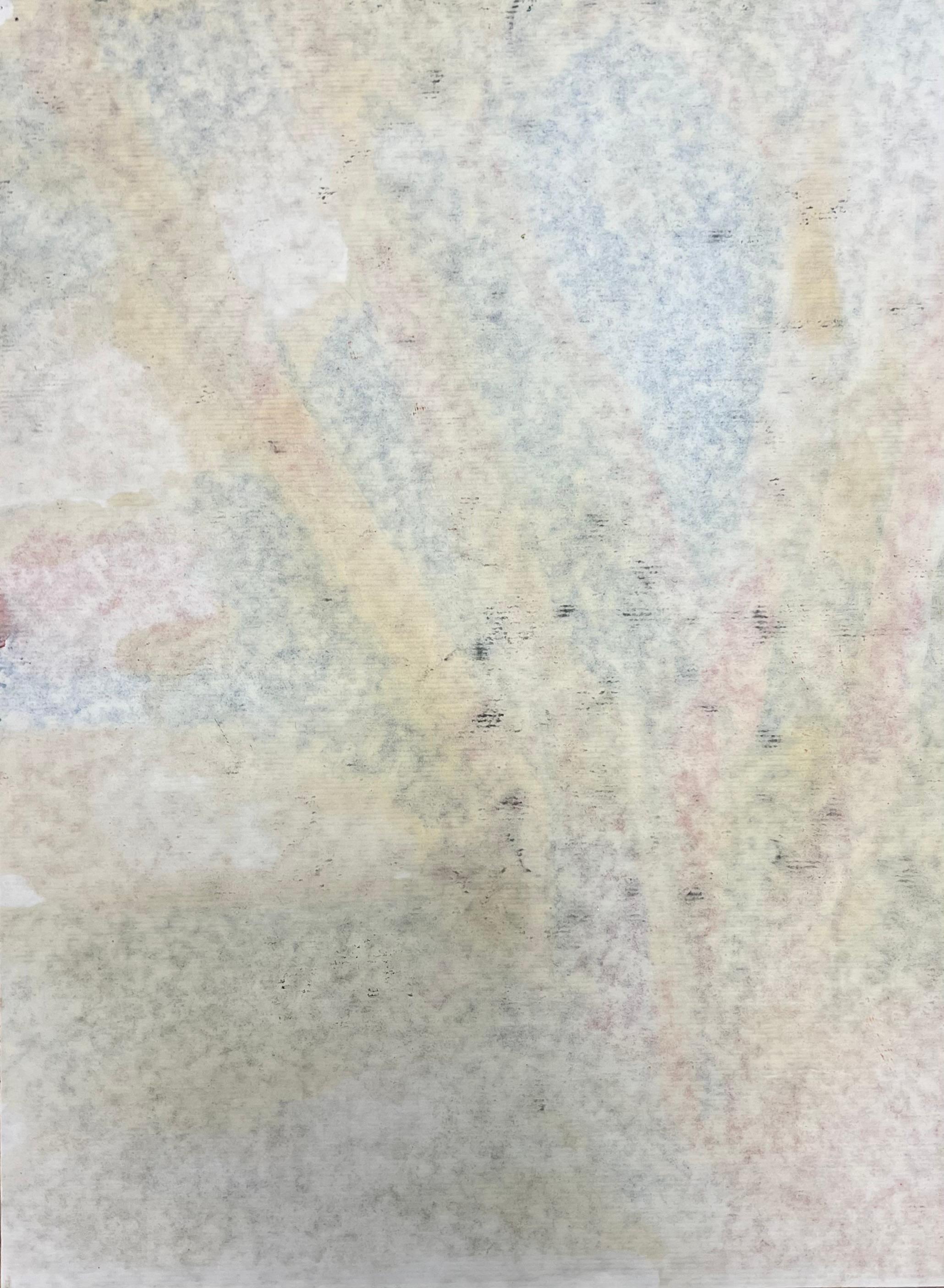 Leuchtend rote und blaue Baumtruhen mit kühnen Pinselstrichen im Angebot 1
