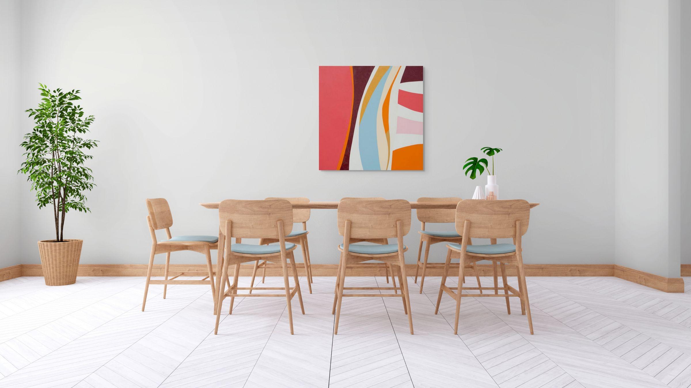 Calypso - Abstract Painting Rosso di Jill  Keller Peters
