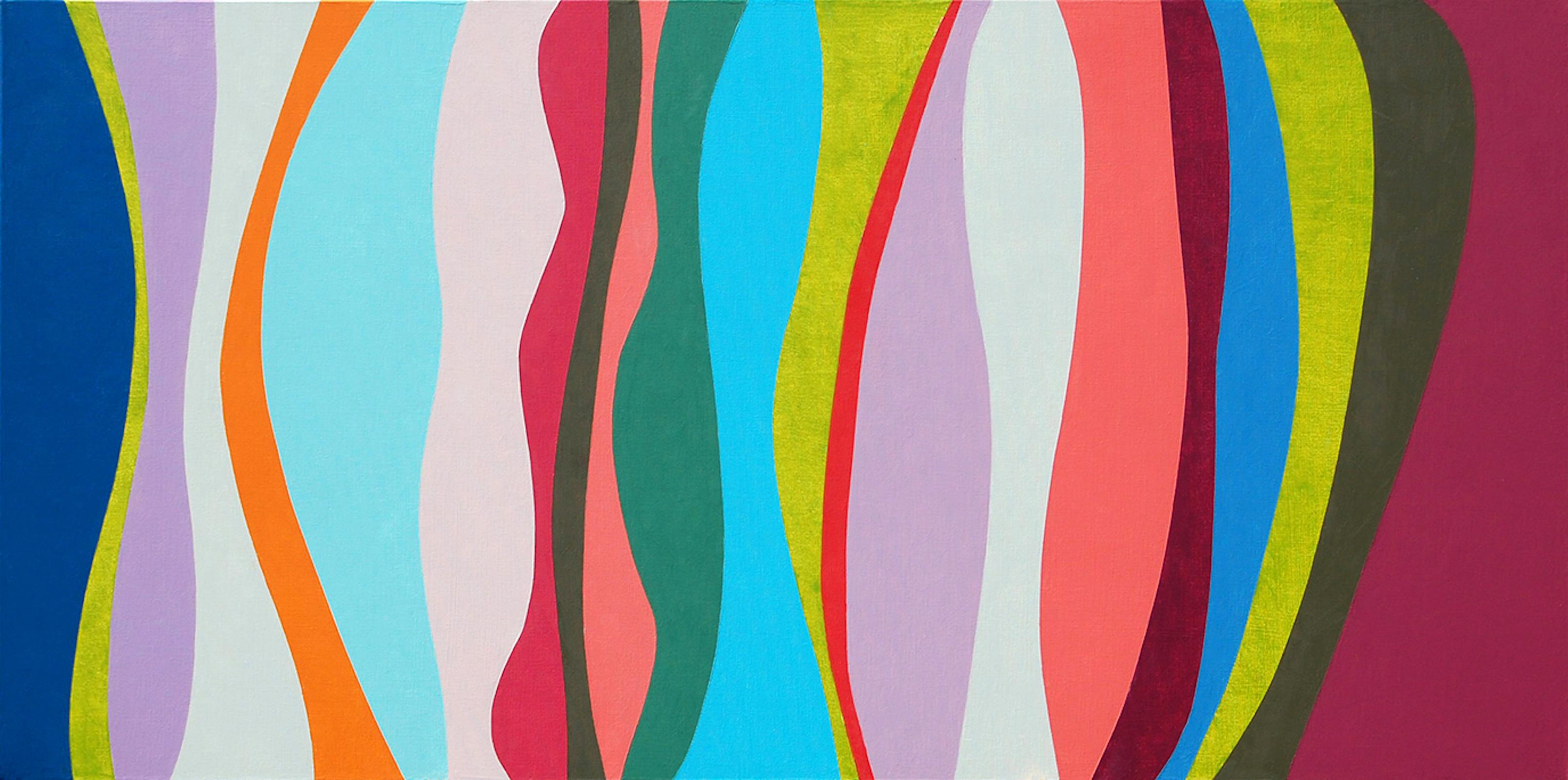 Jill  Keller Peters Abstract Painting – Sommer bleibt lang