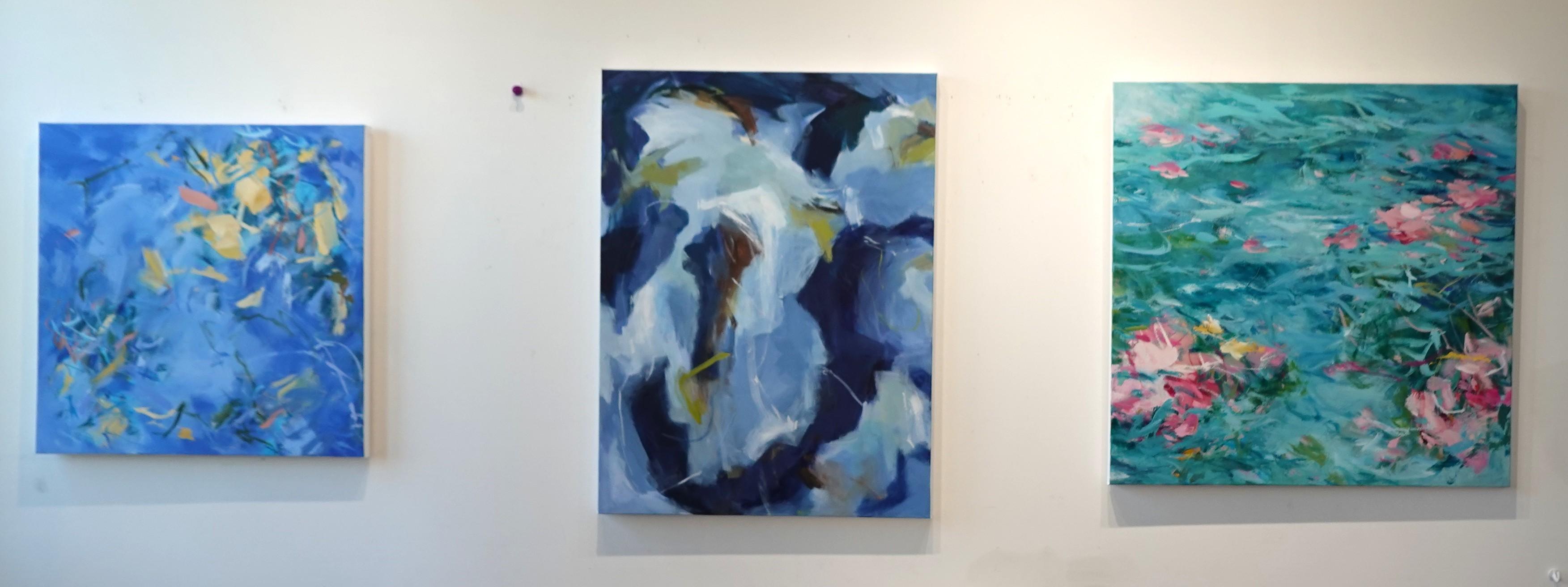 Sounds of Serenity, Painting, Abstract, Blue, Acrylic Painting, Abstract Art For Sale 1