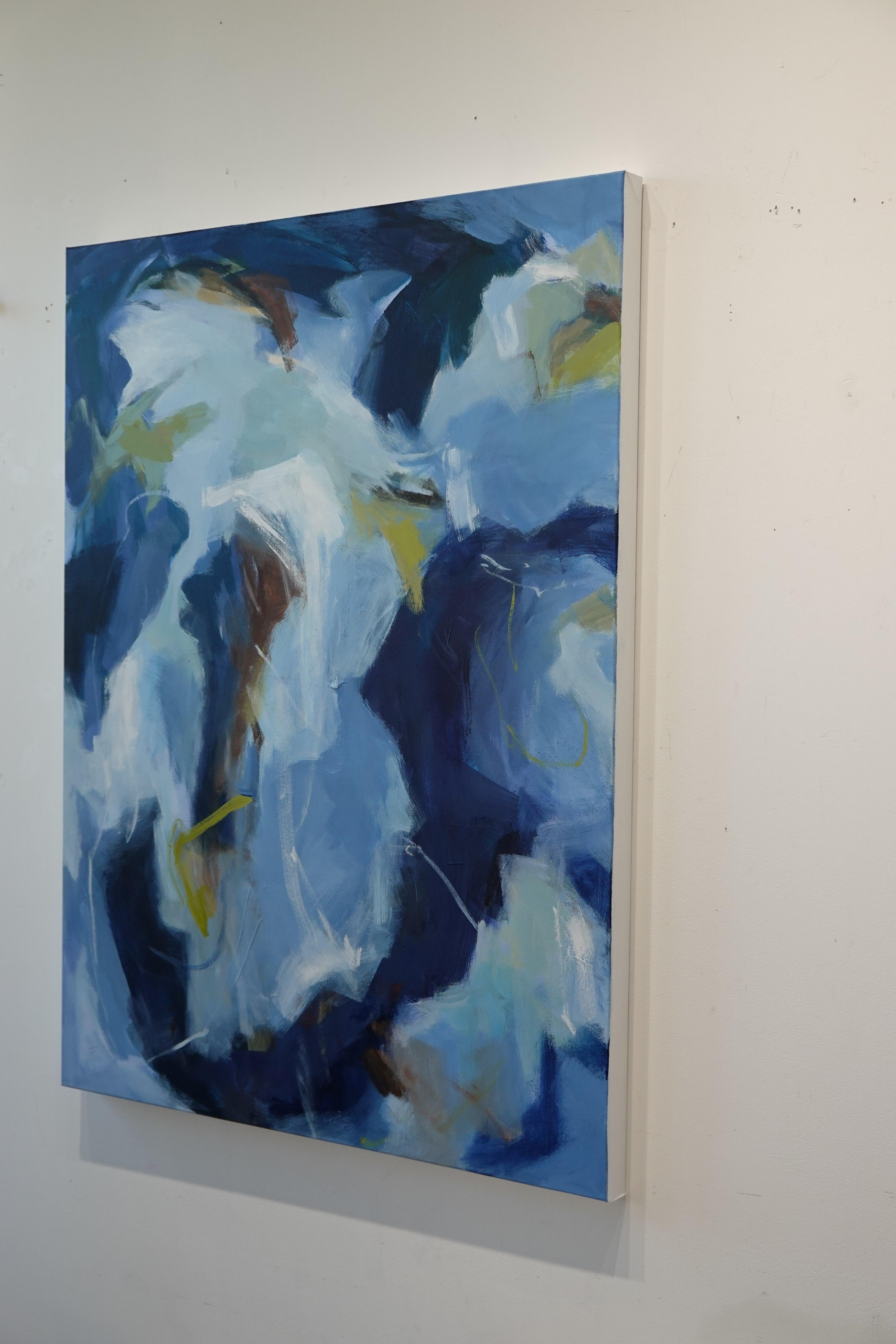 Sounds of Serenity, Painting, Abstract, Blue, Acrylic Painting, Abstract Art For Sale 2