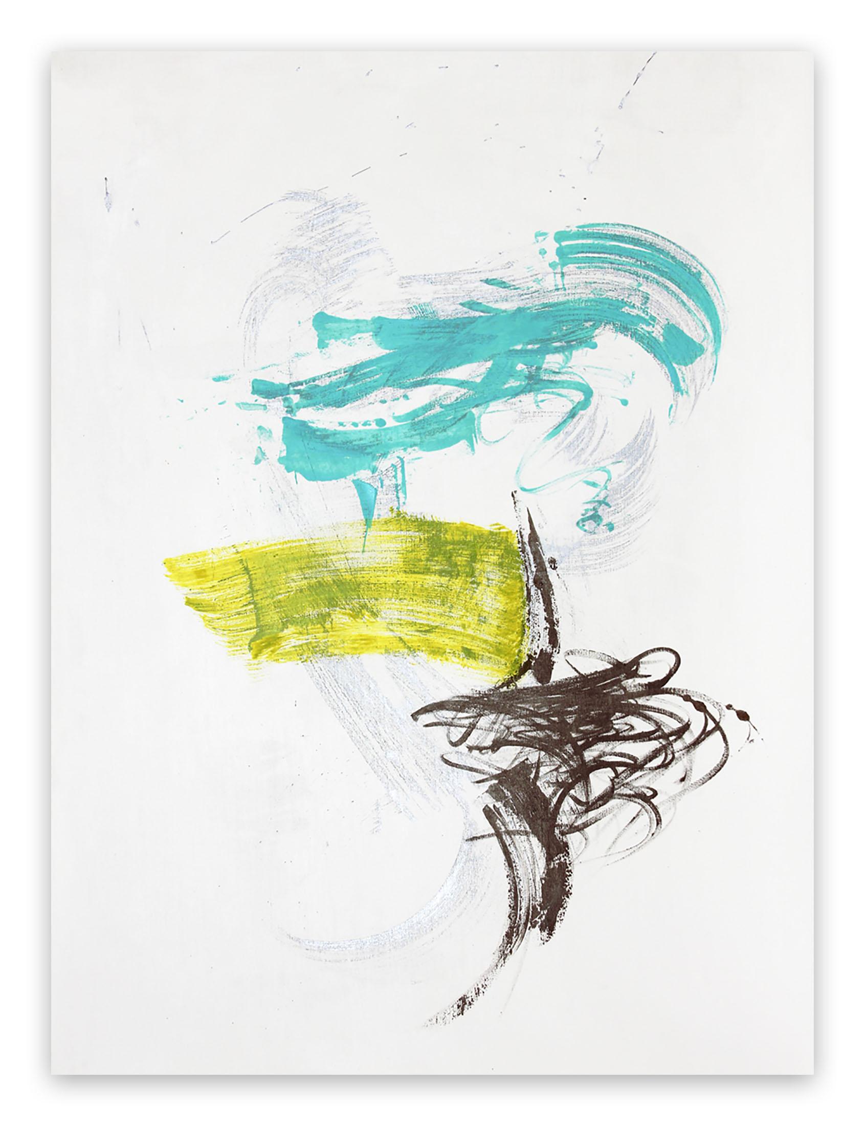 Abstract Drawing Jill Moser - 7.30 (peinture d'expressionnisme abstrait)