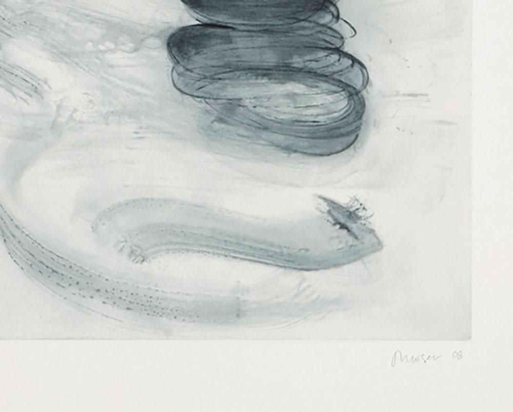 Billabong (Abstract print) - Gray Abstract Print by Jill Moser